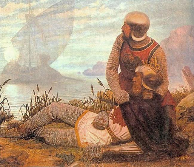 John Garrick The Death of King Arthur China oil painting art